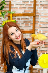 Olha from Nikolaev, 32 years, with blue eyes, red hair, Christian, Accounting. #15
