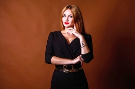 Anastasia from Vinnitsa, 24 years, with blue eyes, red hair, Christian, web designer. #12