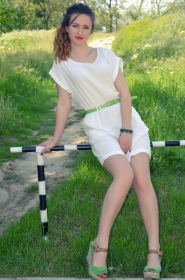 Irina from Kherson, 30 years, with green eyes, light brown hair, Christian, Designer. #3