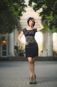 Nataliya from Zaporozhie, 50 years, with green eyes, black hair, Christian, food preparing technologist. #7