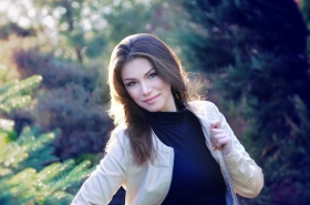 Margarita from Kharkov, 33 years, with brown eyes, dark brown hair, Christian, teacher. #1