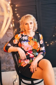 Inna from Poltava, 46 years, with blue eyes, blonde hair, Christian, teacher. #6