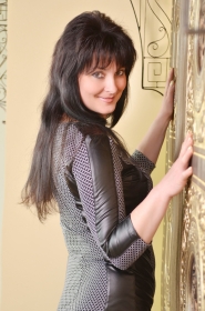 Galina from Nikolaev, 46 years, with brown eyes, black hair, Christian, seller. #3