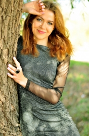 Alina from Kiev, 27 years, with grey eyes, red hair, Christian, student. #6