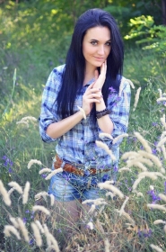 Anna from Starobelsk, 28 years, with blue eyes, black hair. #8
