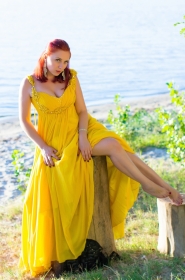 Alena from Nikolaev, 39 years, with green eyes, red hair, Christian, manager. #2