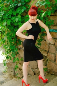 Alena from Nikolaev, 39 years, with green eyes, red hair, Christian, manager. #27
