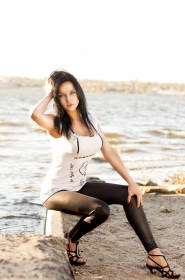 Julia from Nikolayev, 30 years, with blue eyes, black hair, Christian, thermal power specialist, PC operator. #4