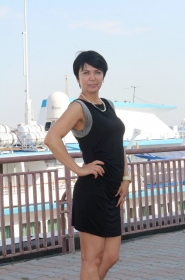 Elena from Odessa, 52 years, with green eyes, black hair, Christian, seller. #8