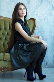 Anastasia from Nikolaev, 25 years, with brown eyes, black hair, Christian, administrator. #8