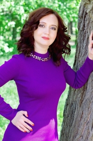 Irina from Melitopol, 43 years, with brown eyes, light brown hair, Christian, accountant. #8