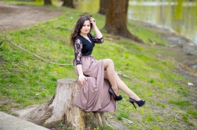 Svetlana from Rovno, 30 years, with brown eyes, black hair, Christian, Manager. #10