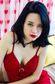 Lubov from Nikolaev, 27 years, with green eyes, black hair, Christian, Temporarily unemployed. #15