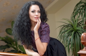 Irina from Odessa, 36 years, with blue eyes, black hair, Christian, manager. #4