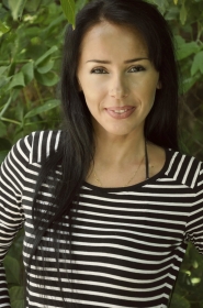 Kristina from Sumy, 43 years, with green eyes, black hair, Christian, secretary. #5
