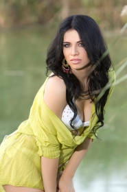 Milena from Odessa, 35 years, with green eyes, black hair, Christian, maneger. #1