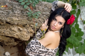 Milena from Odessa, 34 years, with green eyes, black hair, Christian, maneger. #9