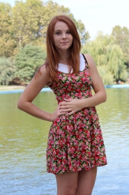 Tamara from Odessa, 27 years, with grey eyes, red hair, Christian, sdtudent. #6