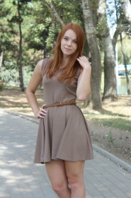 Tamara from Odessa, 28 years, with grey eyes, red hair, Christian, sdtudent. #8