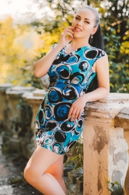 Elena from Zaporozhie, 35 years, with blue eyes, dark brown hair, Christian, Nail Services. #14