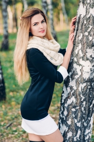 Olga from Cherkassy, 30 years, with grey eyes, blonde hair, Christian, Teacher. #7