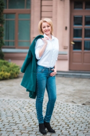 Ksenia from Dnepropetrovsk, 49 years, with blue eyes, blonde hair, Christian, The head of HR department. #5