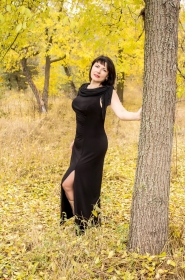 Juliya from Nikolaev, 46 years, with green eyes, dark brown hair, Christian, seamstress. #7