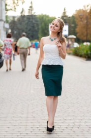 Natalia from Kharkiv, 24 years, with green eyes, blonde hair, Christian, Student. #2