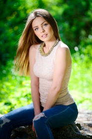 Anna from Cherkassy, 27 years, with blue eyes, dark brown hair, Christian, Nurse. #2