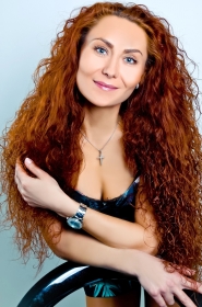 Elena from Odessa, 41 years, with blue eyes, red hair, Christian, Shop assistant. #5