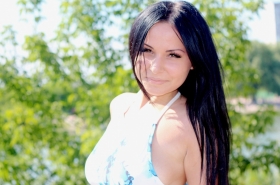 Olga from Vasilkov, 31 years, with brown eyes, dark brown hair, Christian, hr manager. #14