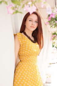 Angelina from Kirovohrad, 32 years, with grey eyes, red hair, Christian, teacher. #5