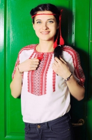 Valeria from Cherkassy, 33 years, with blue eyes, black hair, Christian, economist. #6