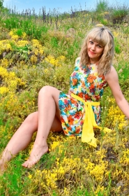 Snezhana from Mariupol, 35 years, with green eyes, blonde hair, Christian, sales person. #10