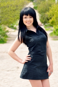 Karina from Kharkov, 33 years, with brown eyes, black hair, Christian, house-wife. #1