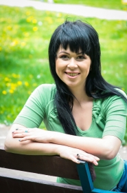 Karina from Kharkov, 33 years, with brown eyes, black hair, Christian, house-wife. #16