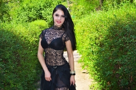 Olga from Odessa, 27 years, with brown eyes, black hair, Christian, student. #2