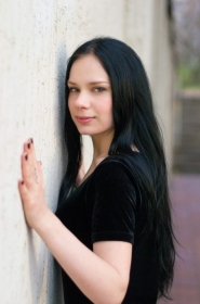 Anastasiya from Nikolaev, 28 years, with blue eyes, black hair, Christian, student. #1