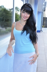 Elena from Nikolaev, 45 years, with hazel eyes, black hair, Christian, Designer. #1