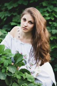 Juliya from Nikolaev, 30 years, with blue eyes, dark brown hair, Christian, stylist. #13