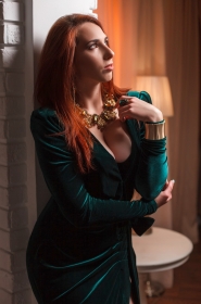 Yulia from Kharkov, 31 years, with grey eyes, red hair, Christian, doctor. #9