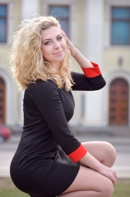 Anastasia from Zaporizhhya, 28 years, with blue eyes, blonde hair, Christian, philologist. #1
