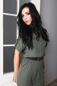 Vita from Kharkiv, 30 years, with grey eyes, black hair, Christian, Home business. #9