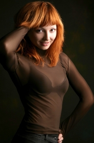 Elena from Brovary, 41 years, with brown eyes, red hair, Christian, Manager. #4