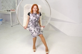 Elena from Brovary, 41 years, with brown eyes, red hair, Christian, Manager. #10