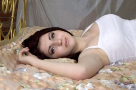Ekaterina from Nikolaev, 24 years, with green eyes, dark brown hair, Christian, student. #13