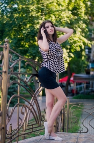 Ekaterina from Nikolaev, 24 years, with green eyes, dark brown hair, Christian, student. #19