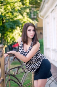 Ekaterina from Nikolaev, 24 years, with green eyes, dark brown hair, Christian, student. #20