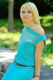 Inna from Dnipropetrovsk, 41 years, with green eyes, blonde hair, Christian, Bank accountant. #7