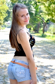 Alla from Nikolaev, 26 years, with blue eyes, light brown hair, Christian, student. #4